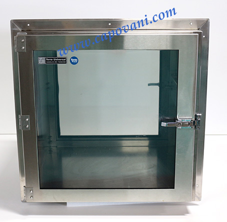 TERRA UNIVERSAL CLEAN ROOM PASS-THROUGH CHAMBER STAINLESS STEEL