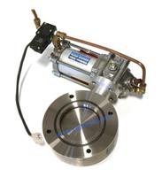 KEY HIGH VACUUM PRODUCTS PNEUMATIC BUTTERFLY VACUUM VALVE ISO-F 3"