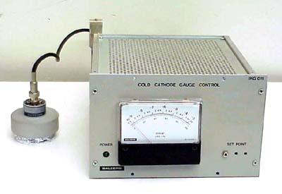 BALZERS COLD CATHODE GAUGE CONTROLLER