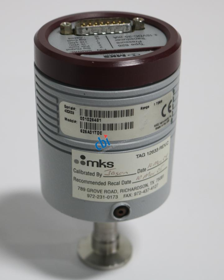 MKS INSTRUMENTS INC. BARATRON CAPACITANCE GAUGE