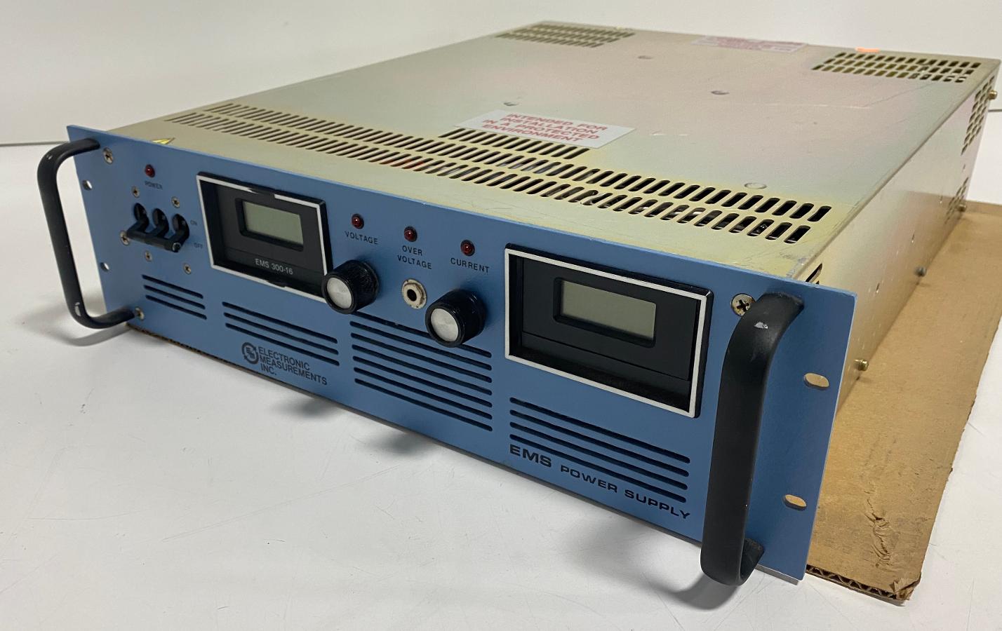 ELECTRONIC MEASUREMENT INC. DC POWER SUPPLY 300V 16A