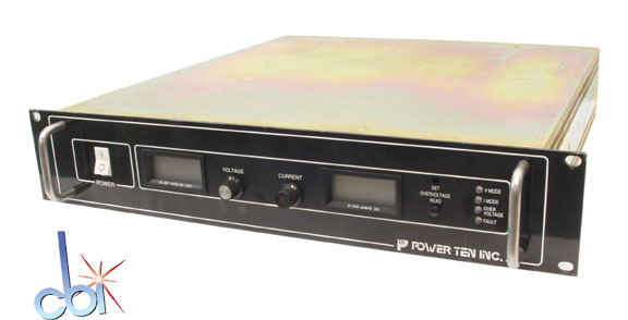 POWER TEN INC. DC POWER SUPPLY 20V, 150A