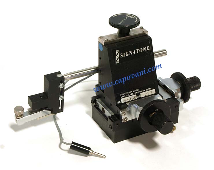 SIGNATONE MICROPOSITIONER, VACUUM BASE