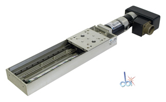 AEROTECH LINEAR STAGE, 8" TRAVEL