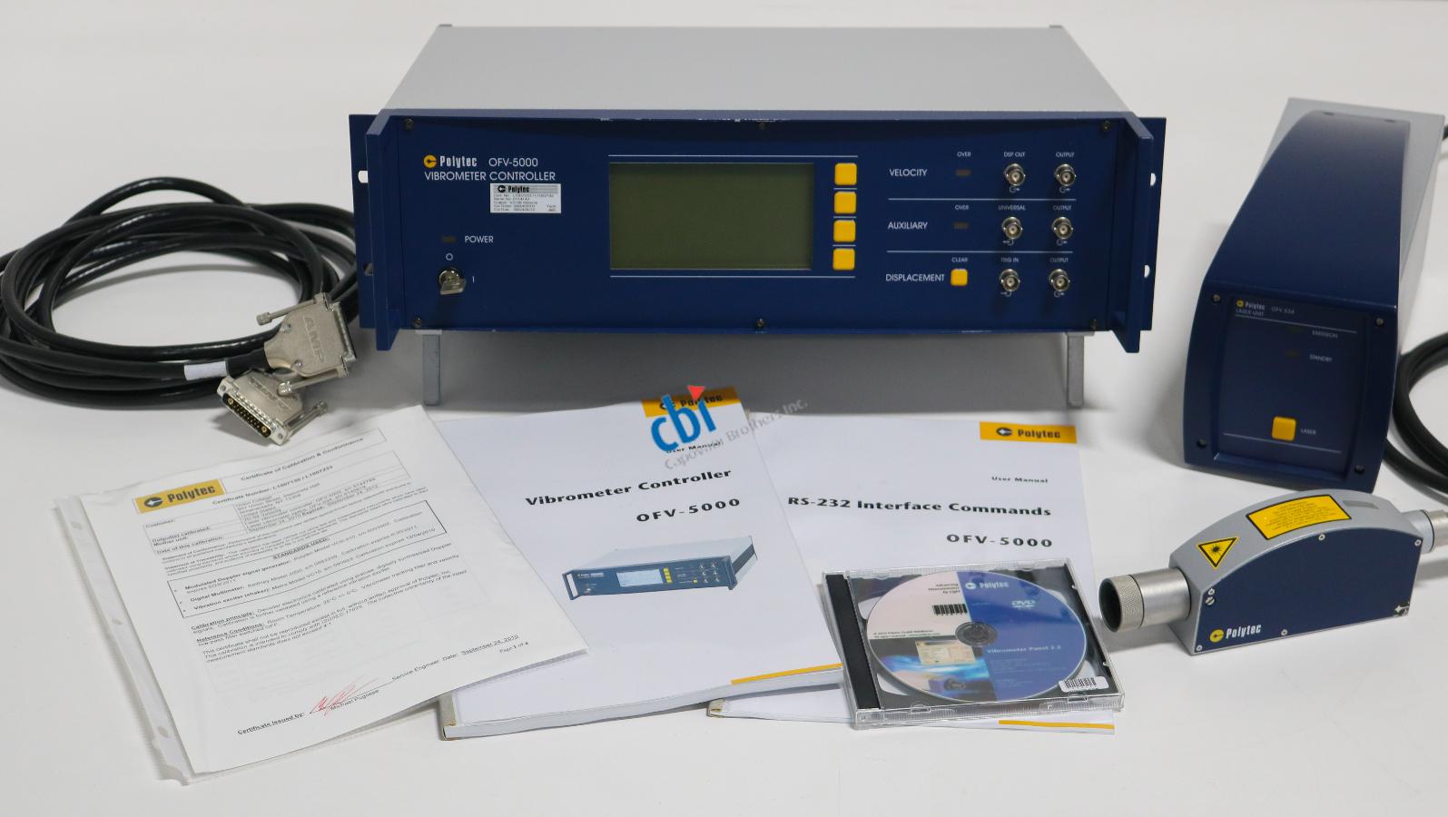 POLYTEC LASER VIBROMETER UP TO 2.5MHZ