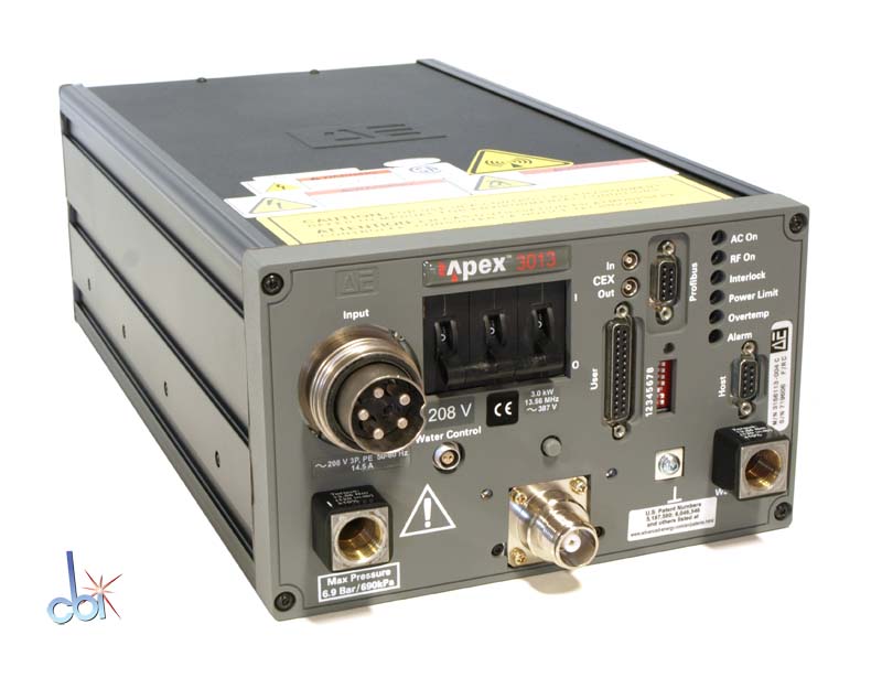 ADVANCED ENERGY RADIO FREQUENCY GENERATOR POWER SUPPLY 3000 WATTS 13.56 MHZ