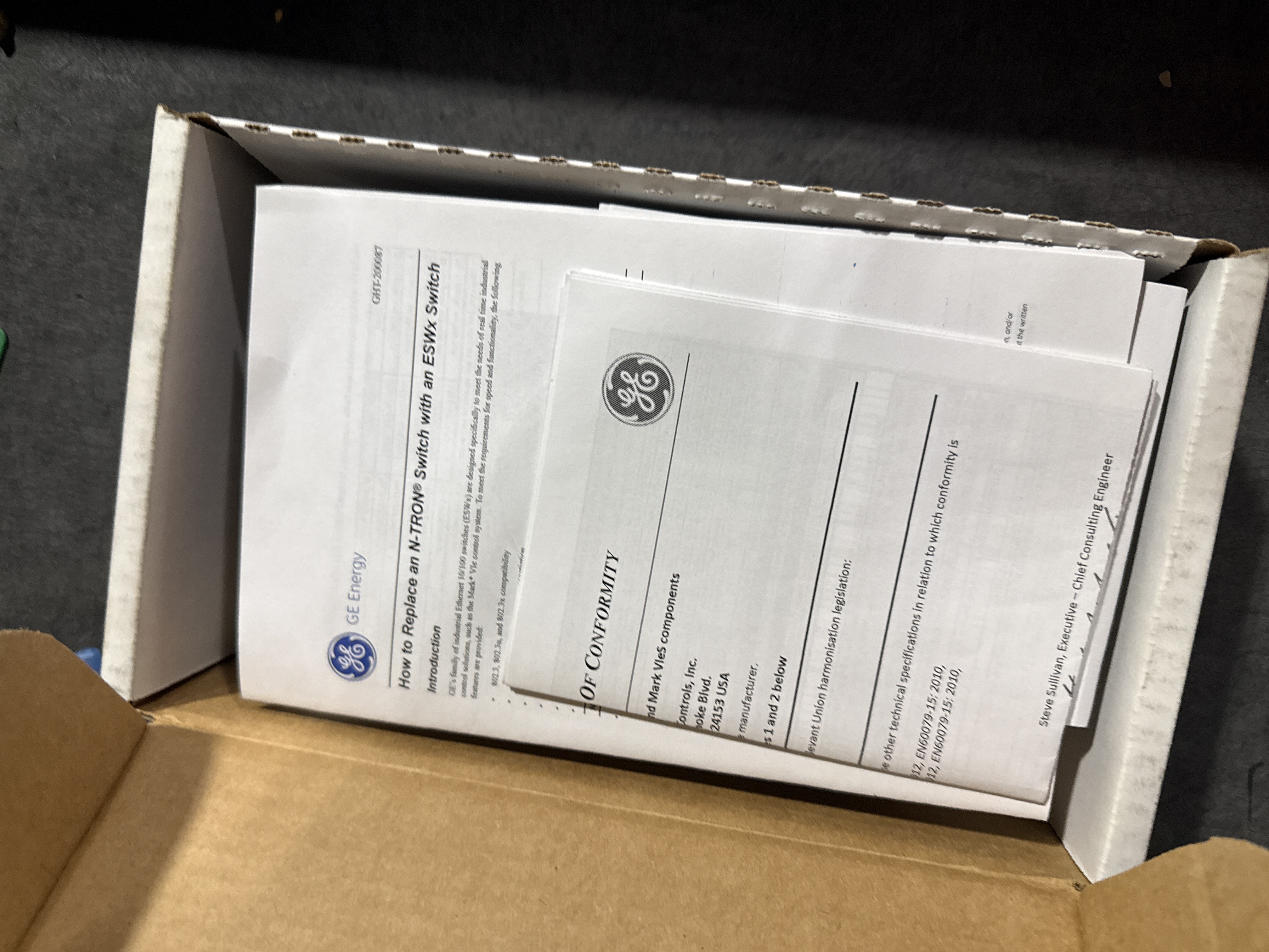 General Electric Ethernet Switch Controller 10/30V
